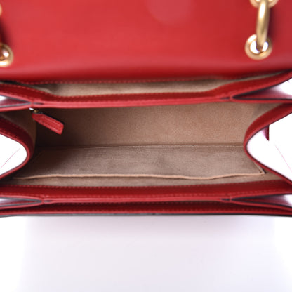 Gucci Calfskin Sylvie Web Small Queen Margaret Top Handle Bag Blue Agata Hibiscus Red Mystic White Sugar Pink 5 of 10