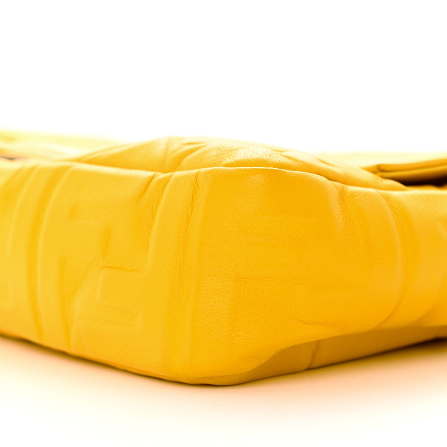 Nappa FF 1974 Embossed Baguette Mimosa