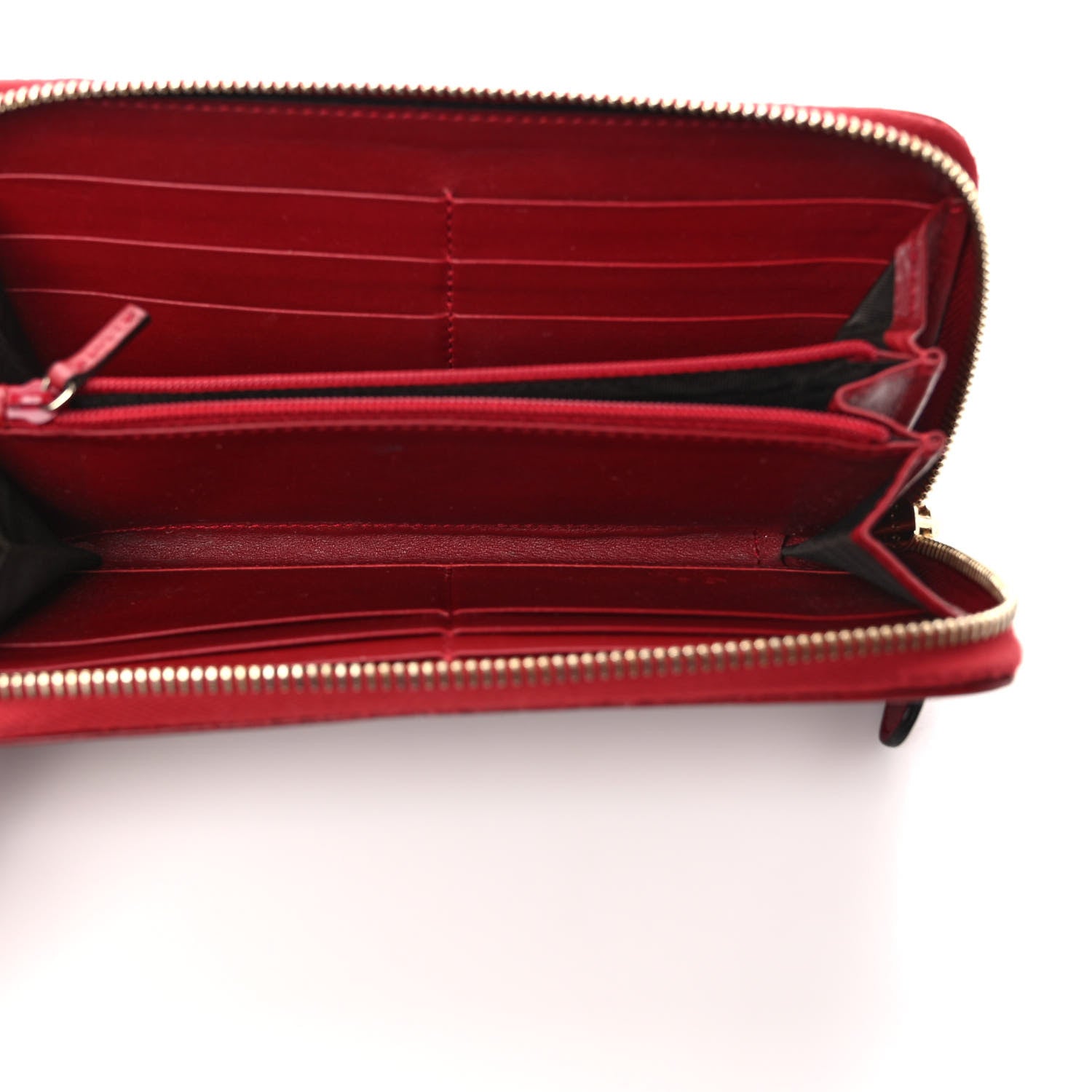 Gucci Microguccissima Zip Around Wallet Red 5 of 7