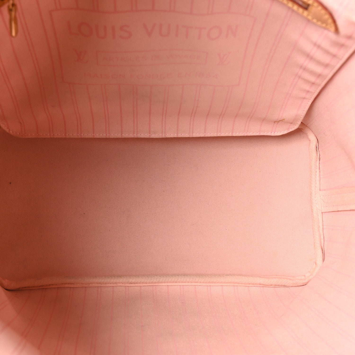 Louis Vuitton Damier Azur Neo Neverfull MM Rose Ballerine 5 of 9