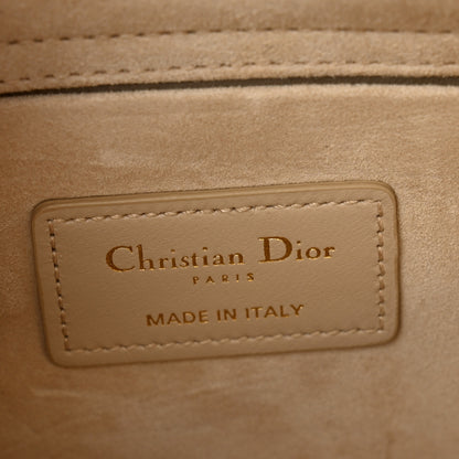 Christian Dior Lambskin Cannage Medium Lady D-Joy Sand 6 of 10