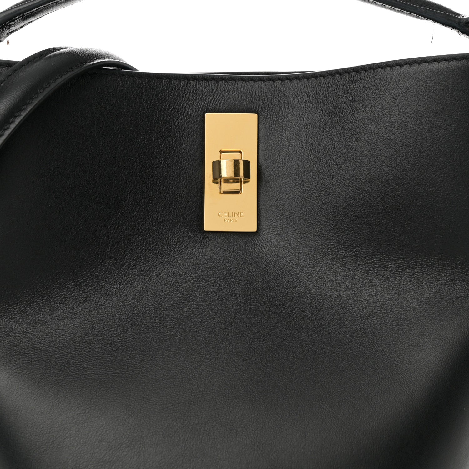 Celine Smooth Calfskin Teen Bucket 16 Black 8 of 13