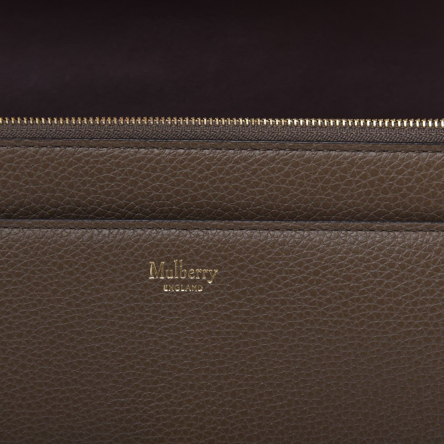 Mulberry Classic Grain Calfskin Medium Darley Clay 9 of 10