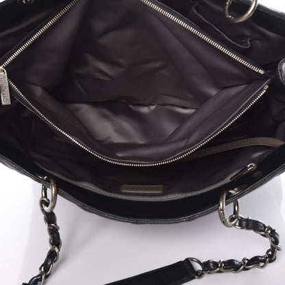 Chanel Caviar Quilted XL Grand Shopping Tote GST Black 7 of 20