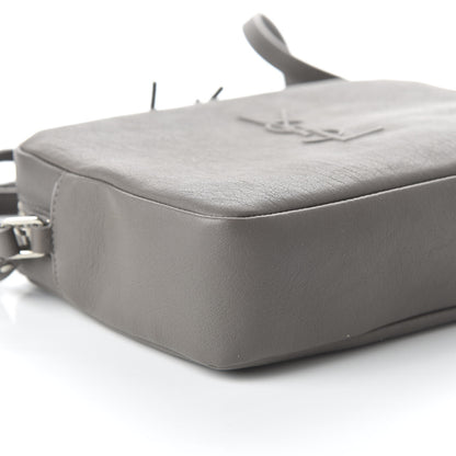 Saint Laurent Lambskin Monogram Small Lou Camera Bag Asphalt 6 of 9