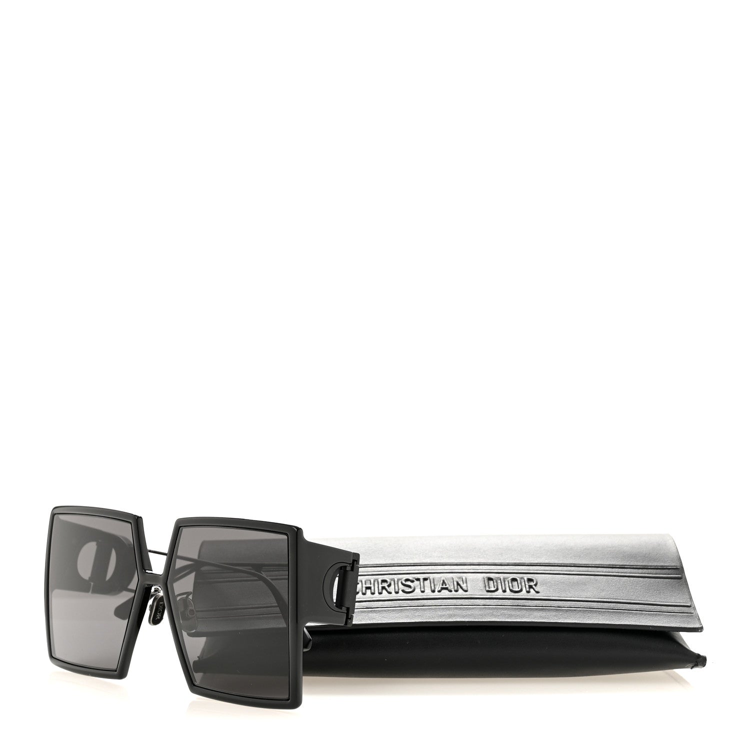 Christian Dior Acetate Monochrome Square 30 Montaigne SU Sunglasses Black 8 of 8