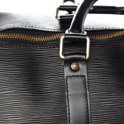Louis Vuitton Epi Keepall Bandouliere 55 Black 13 of 19