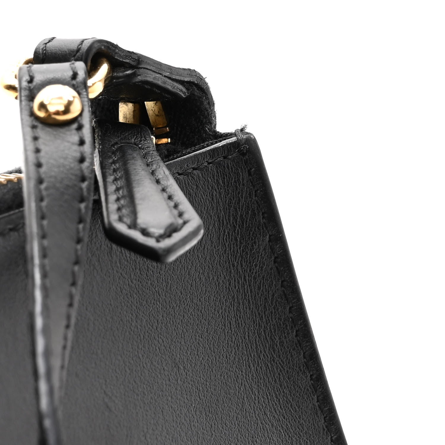 Fendi Vitello Baltico Mini Pouch Crossbody Pouch Black 13 of 13