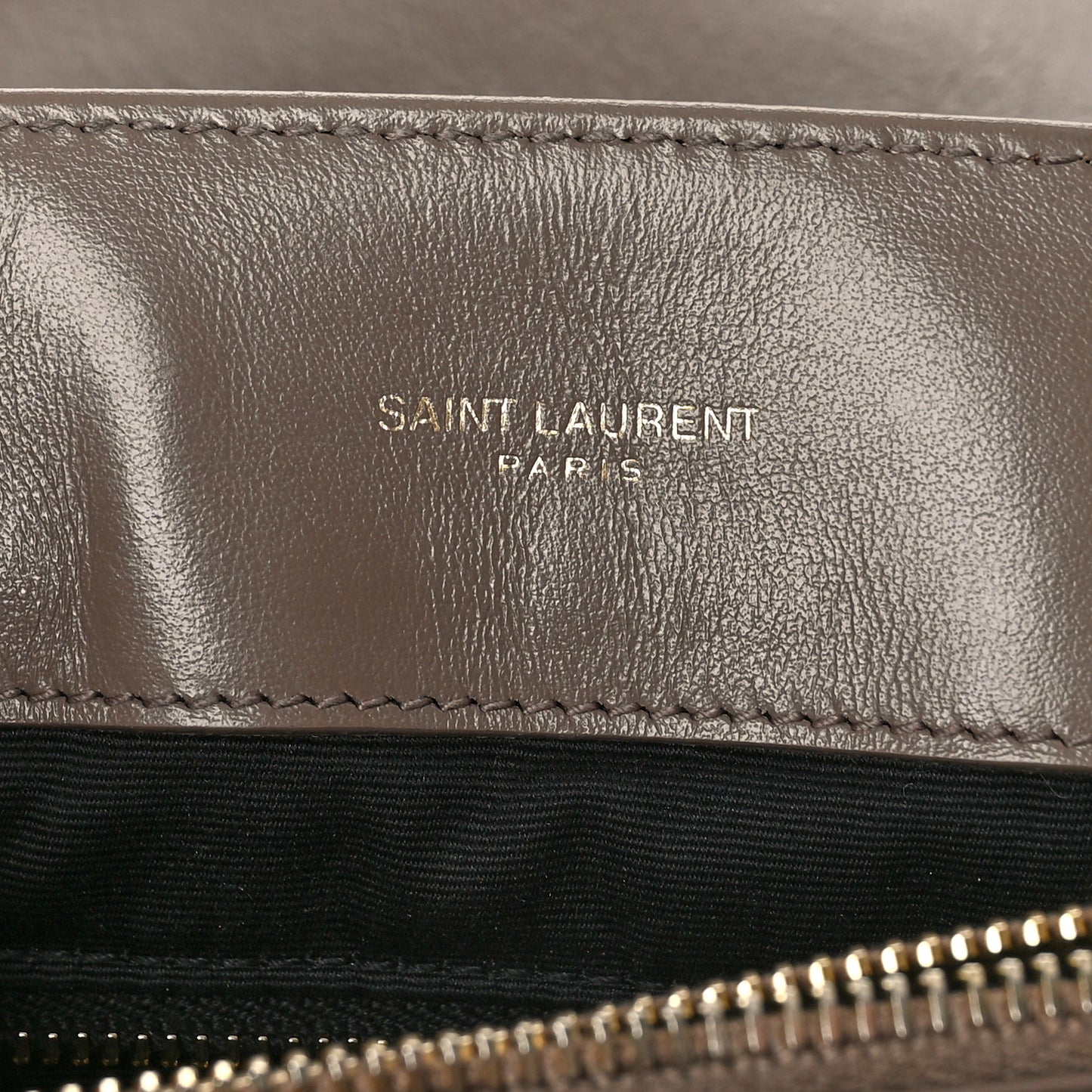 Calfskin Y Quilted Monogram Medium Loulou Chain Satchel Taupe
