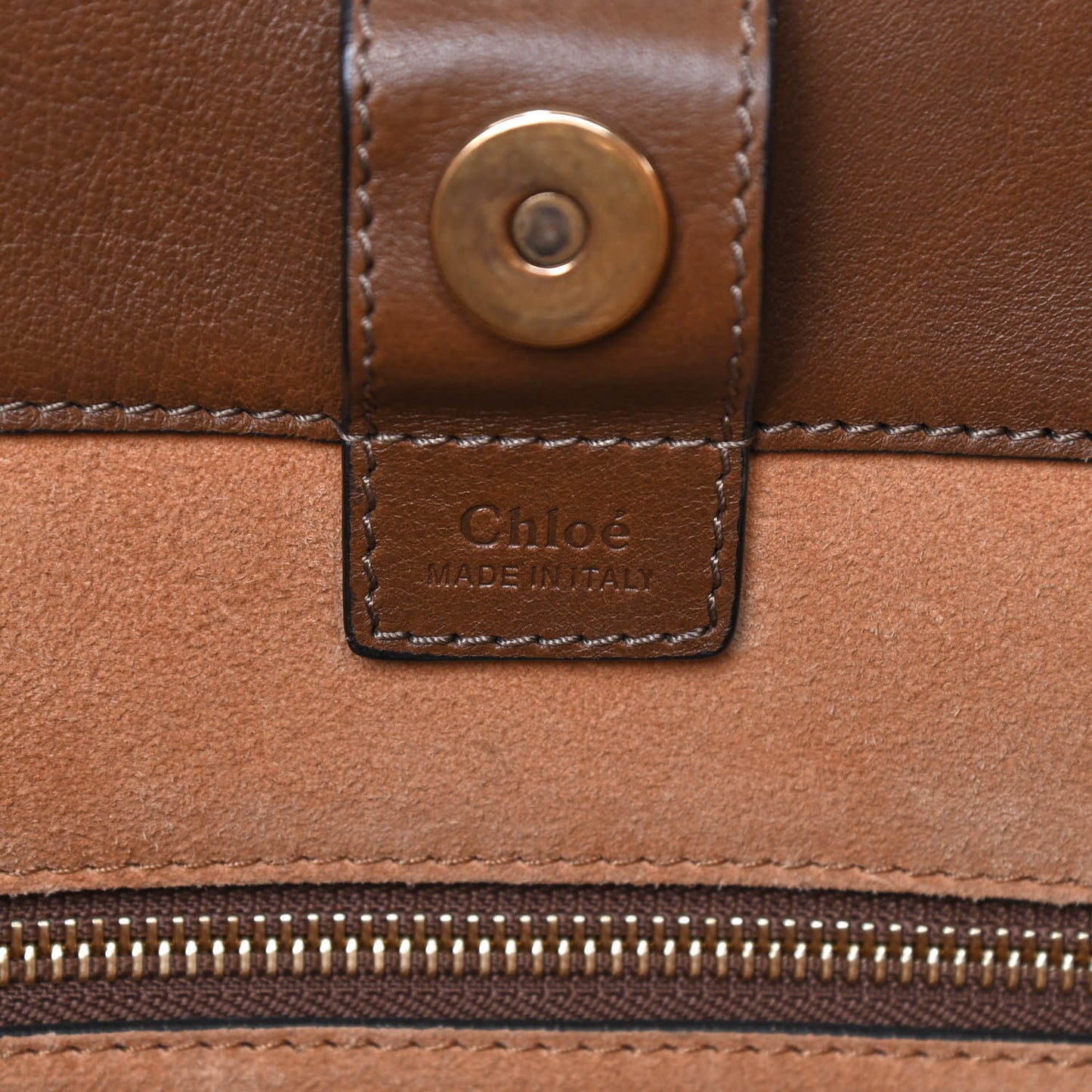 Smooth Calfskin Medium Milo Shopping Tote Woody Khaki