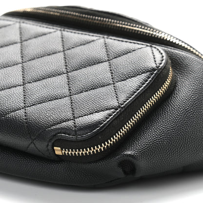 Chanel Caviar Quilted Business Affinity Waist Belt Bag Black 9 of 9