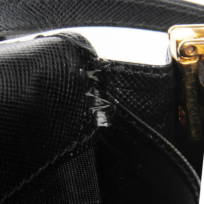 Prada Saffiano Mini Crossbody Bag Black 7 of 9