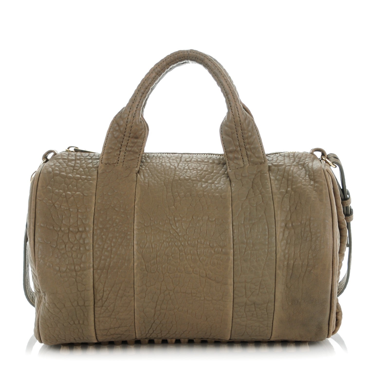 Alexander Wang Pebbled Lambskin Rocco Granite 1 of 8