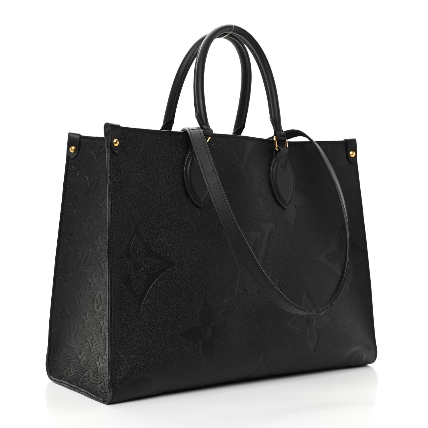 Louis Vuitton Empreinte Monogram Giant Onthego MM Black 3 of 9