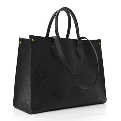 Louis Vuitton Empreinte Monogram Giant Onthego MM Black 3 of 9