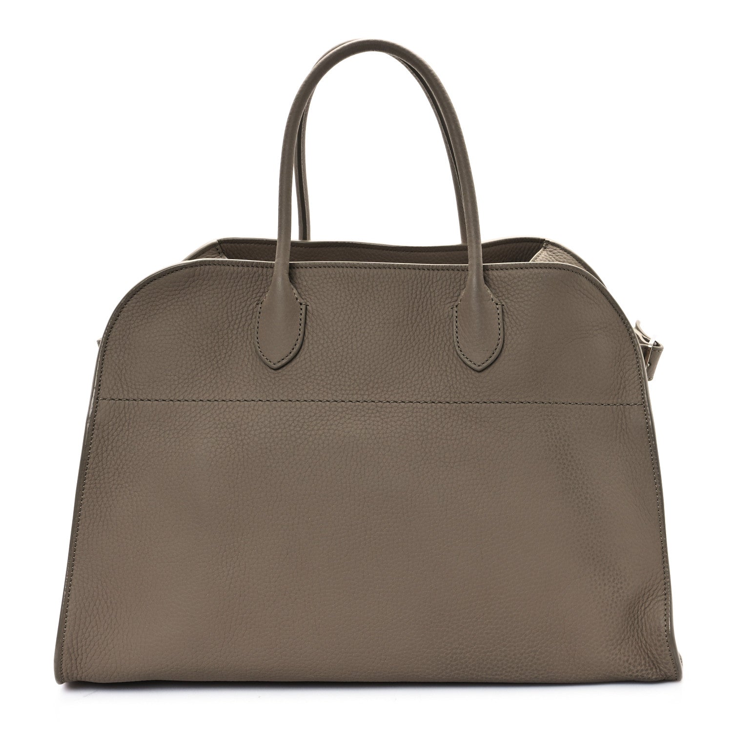 The Row Matte Grained Calfskin Soft Margaux 15 Dark Taupe 1 of 11