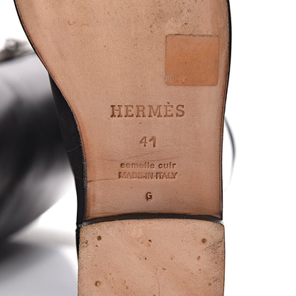 Hermes Box Kelly Jumping Boots 41 Black 11 of 14
