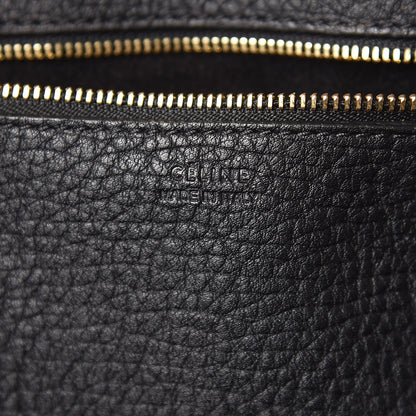Celine Crisped Calfskin Medium Tie Knot Tote Black 7 of 15