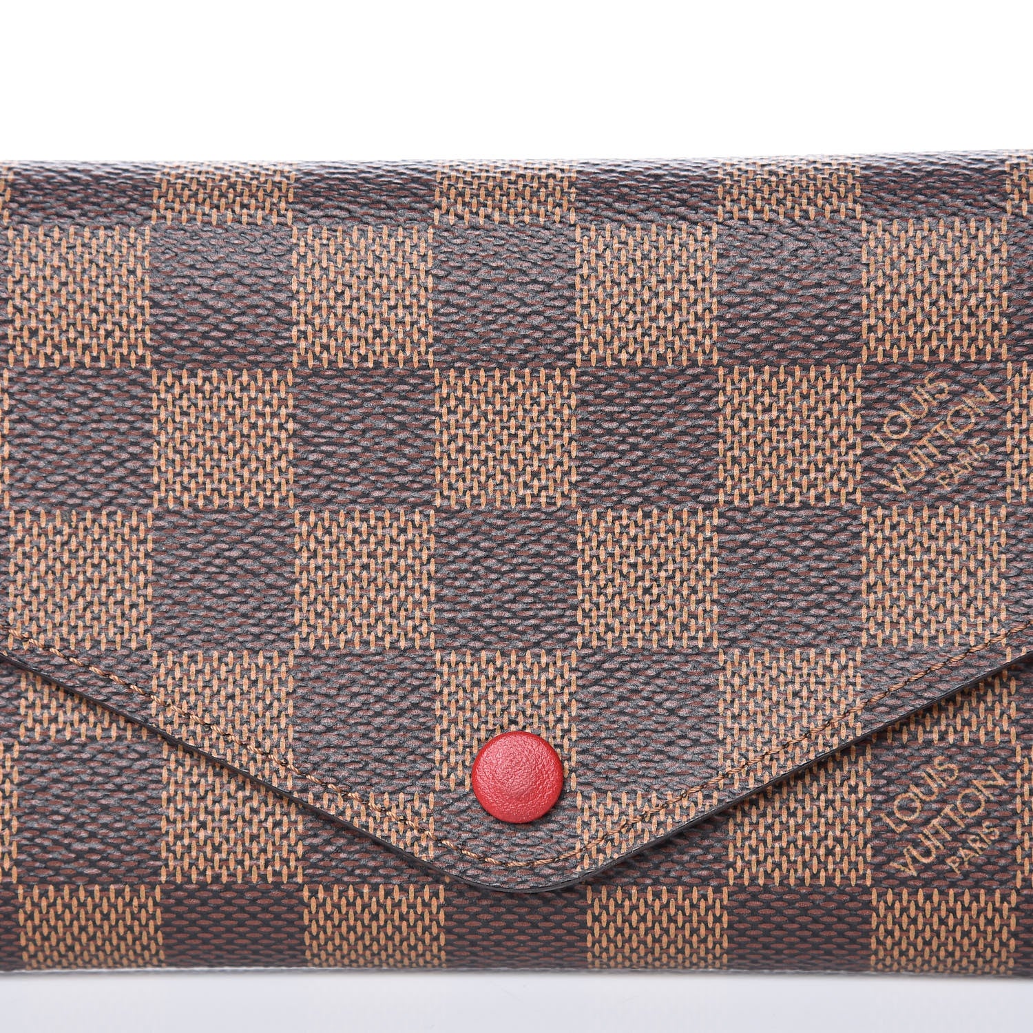 Louis Vuitton Damier Ebene Josephine Wallet Red 12 of 12