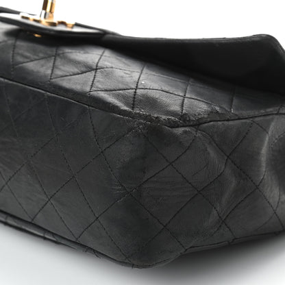 Chanel Lambskin Quilted Medium Single Flap Black 19 of 21