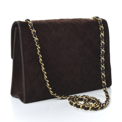 Chanel Suede CC Tassel Flap Brown 3 of 11