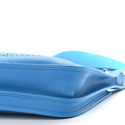 Hermes Taurillon Clemence Evelyne III PM Bleu Zanzibar 8 of 8