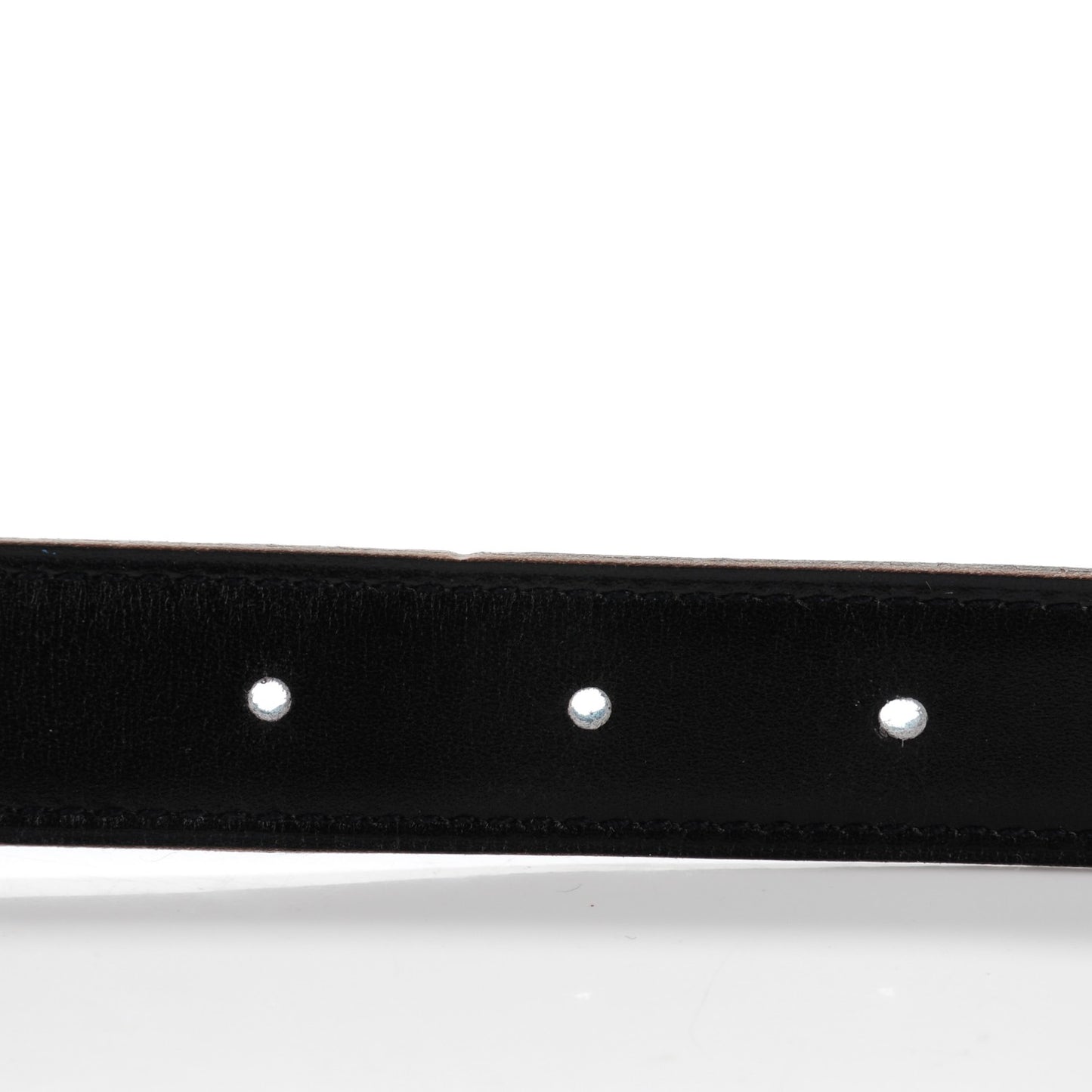 Box Togo 24mm Constance H Belt 75 Black Blue Jean