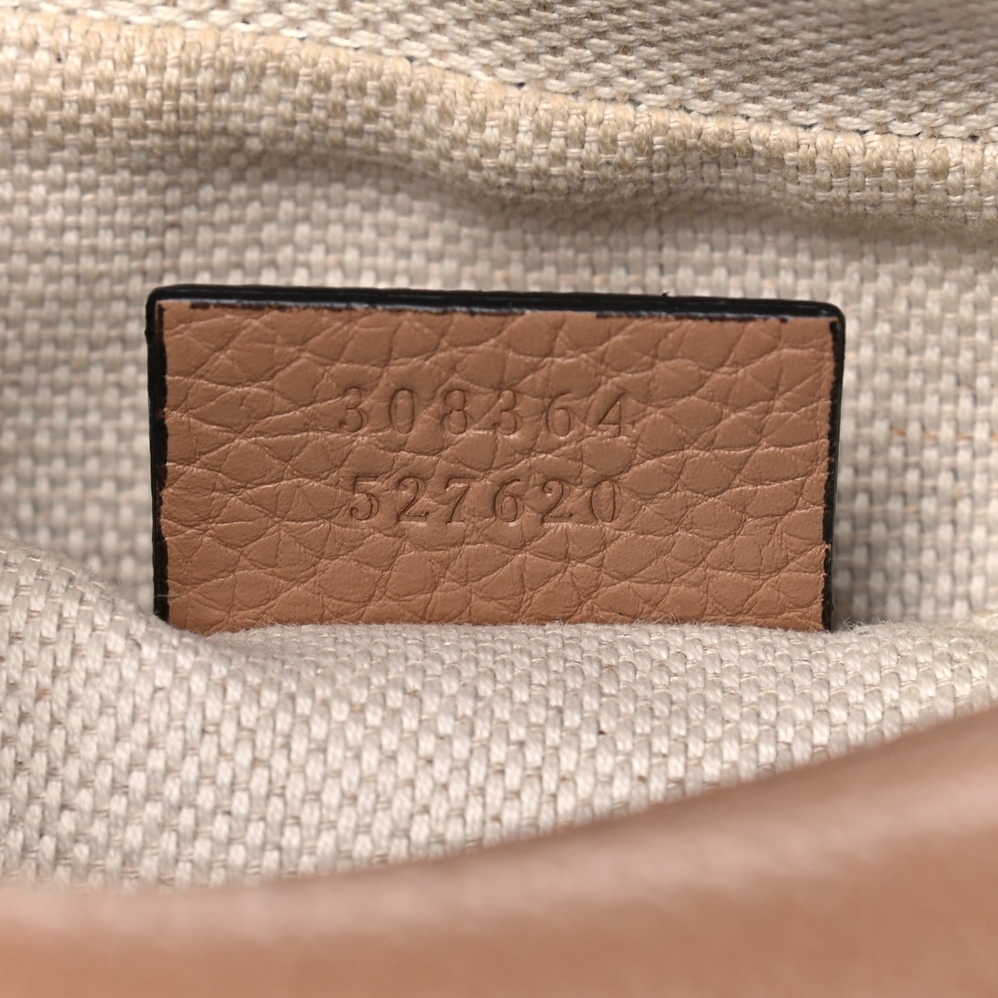 Pebbled Calfskin Small Soho Disco Bag Camelia