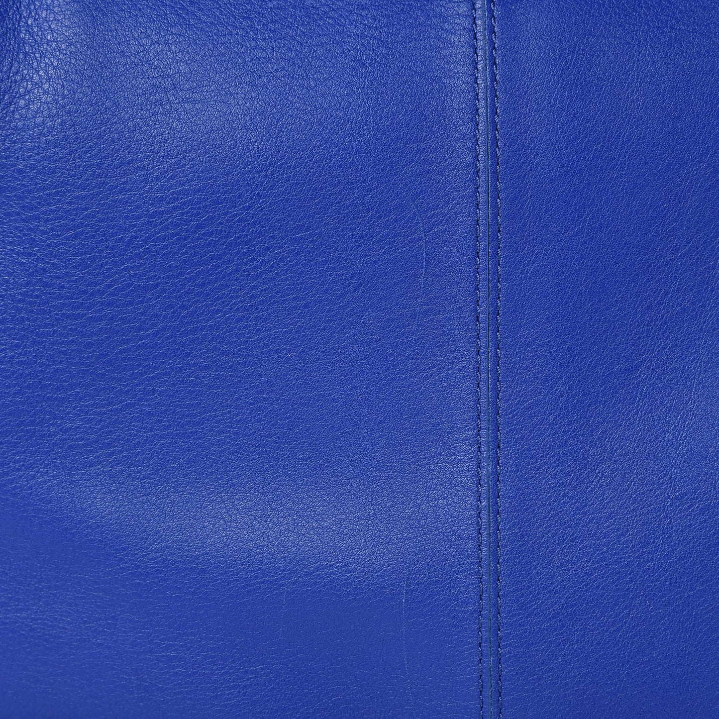 Pebbled Calfskin Prisma Skeletal Tote Azure