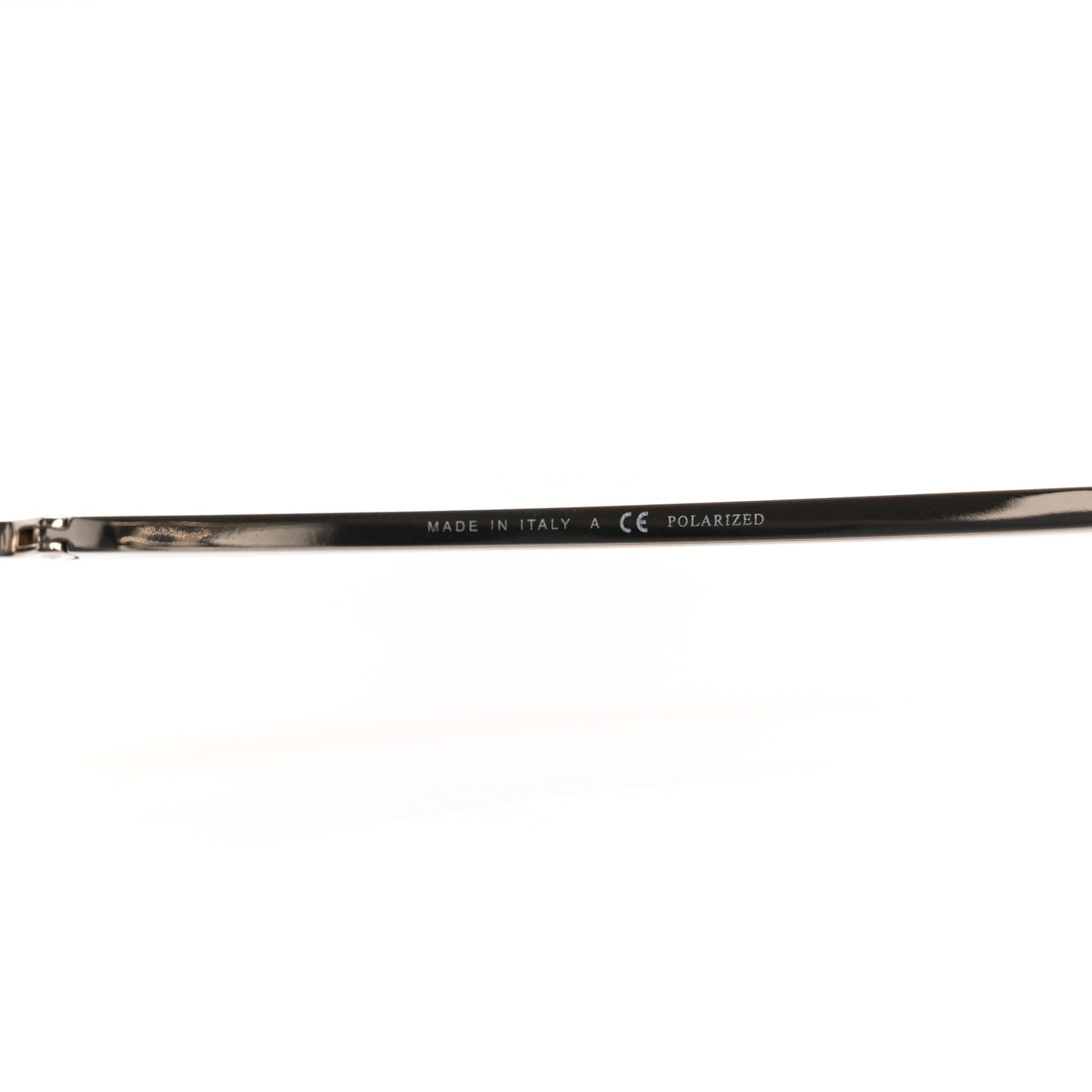 Metal Polarized CC Aviator Sunglasses 4189-T-Q Silver