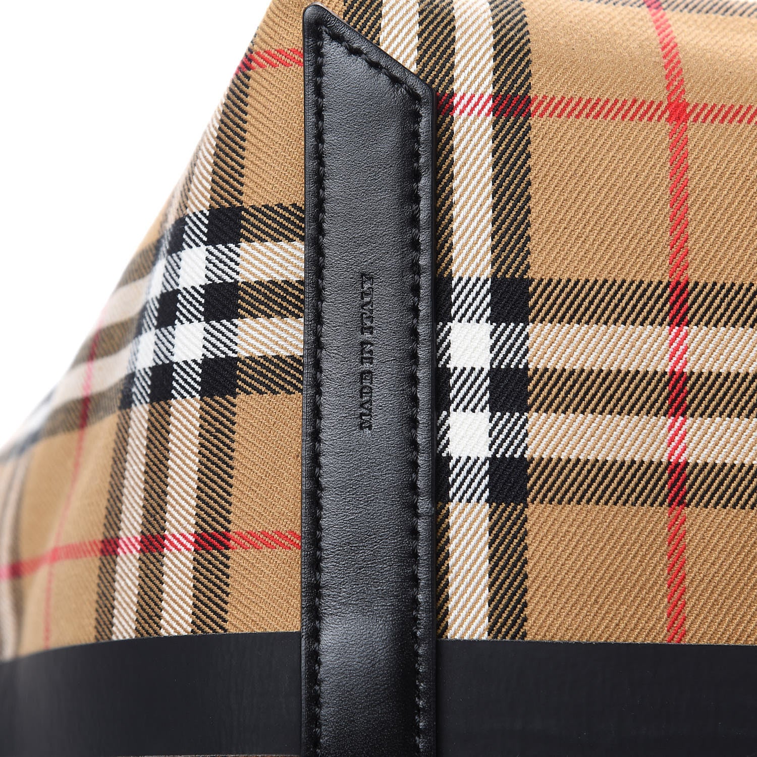 Burberry Vintage Check Extra Large The Giant Reversible Tote Antique Yellow 20 of 21