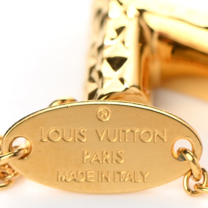Louis Vuitton Essential V Guilloche Bracelet Gold 4 of 5