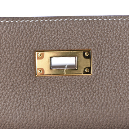 Hermes Togo Kelly Retourne 32 Etoupe 31 of 40