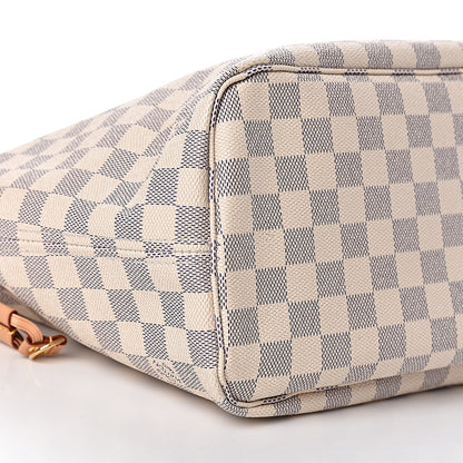 Louis Vuitton Damier Azur Neo Neverfull MM Rose Ballerine 12 of 16