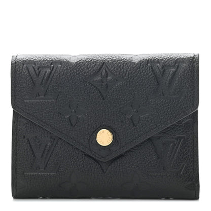 Louis Vuitton Empreinte Victorine Wallet Black 1 of 7