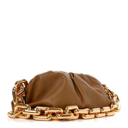 Bottega Veneta Calfskin The Pouch Chain Cammello 3 of 10