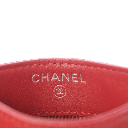Chanel Caviar Quilted Boy Card Holder Red 6 of 9