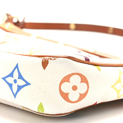 Louis Vuitton Monogram Multicolor Pochette Accessories White 9 of 10