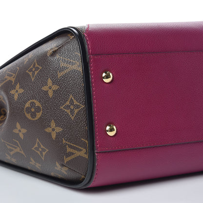 Louis Vuitton Calfskin Monogram Kimono Tote Grape 8 of 9