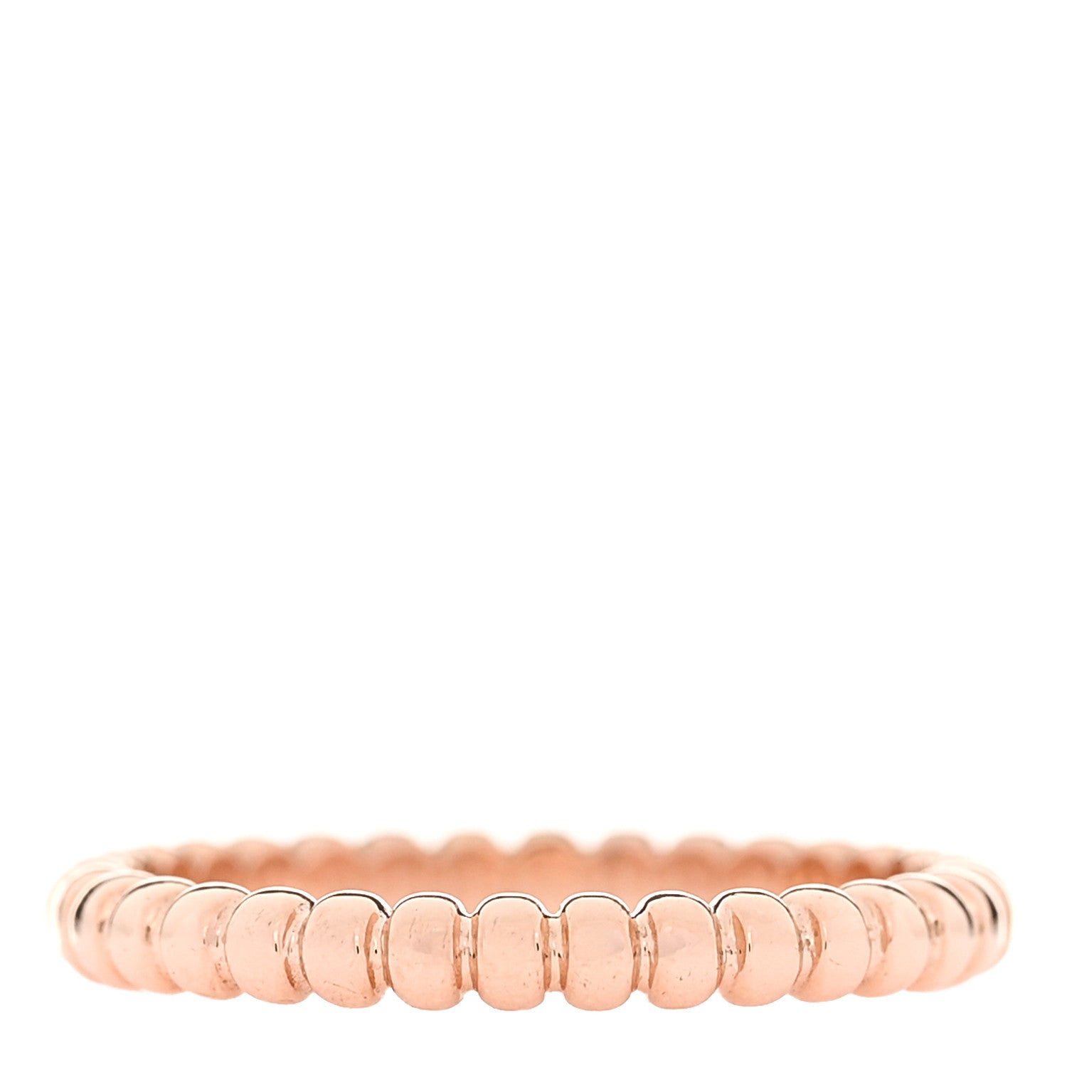 Van Cleef & Arpels 18K Rose Gold Small Perlee Ring 48 4.5 3 of 5