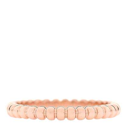 Van Cleef & Arpels 18K Rose Gold Small Perlee Ring 48 4.5 3 of 5