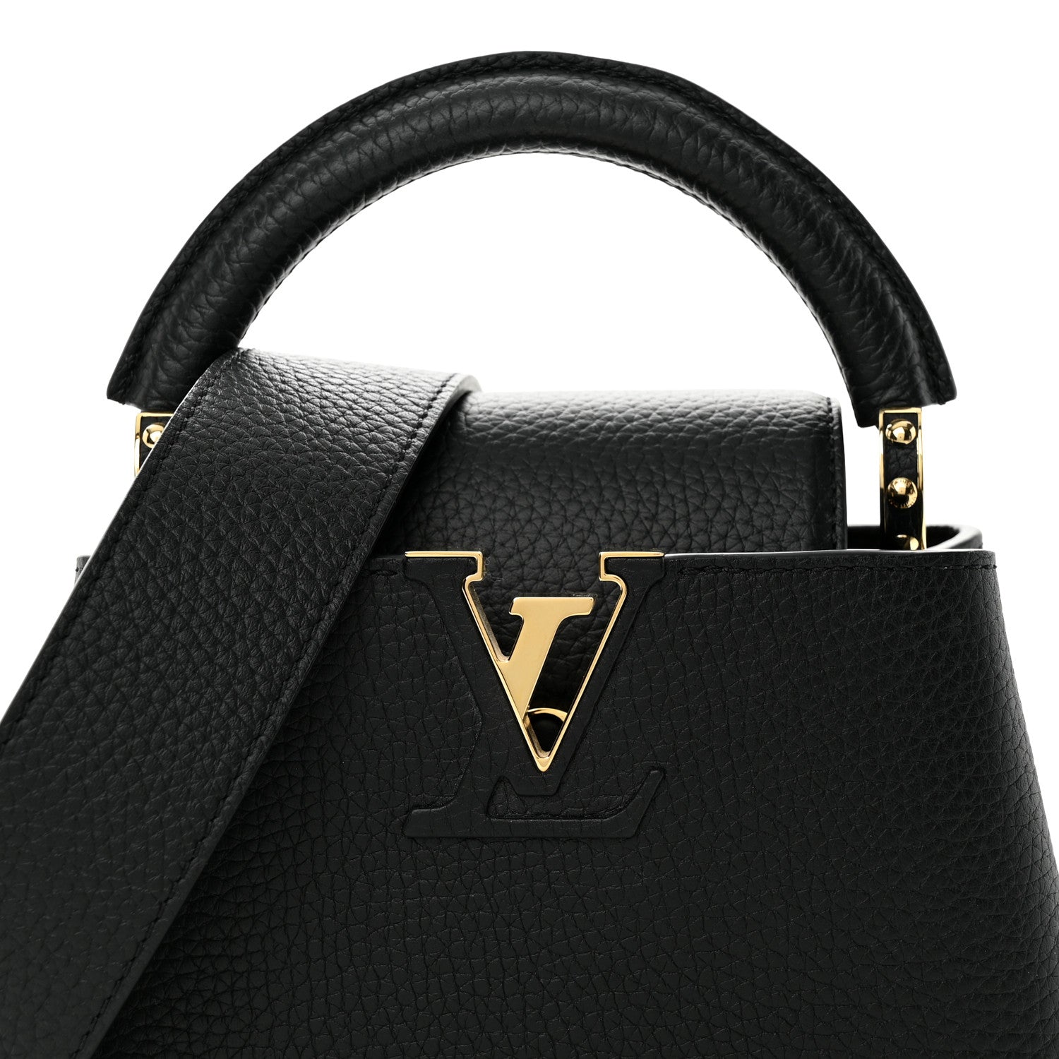 Louis Vuitton Taurillon Mini Capucines Black 7 of 10