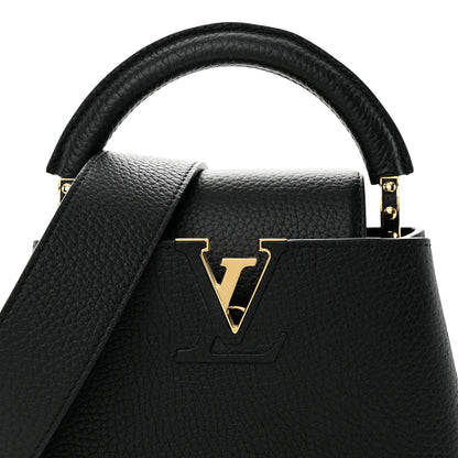 Louis Vuitton Taurillon Mini Capucines Black 7 of 10