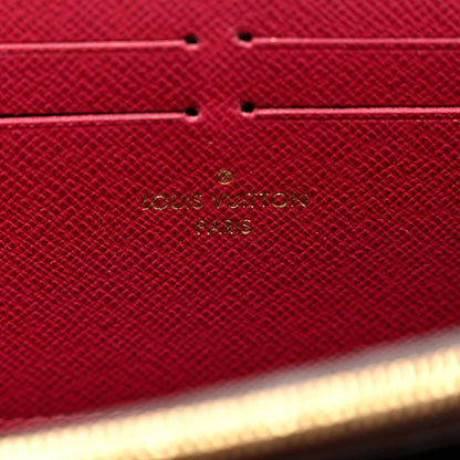 Louis Vuitton Monogram Clemence Wallet Fuchsia 6 of 7