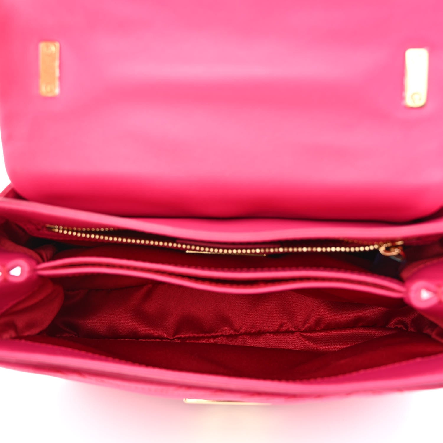 Salvatore Ferragamo Calfskin Quilted Lexi Shoulder Bag Pink 5 of 10
