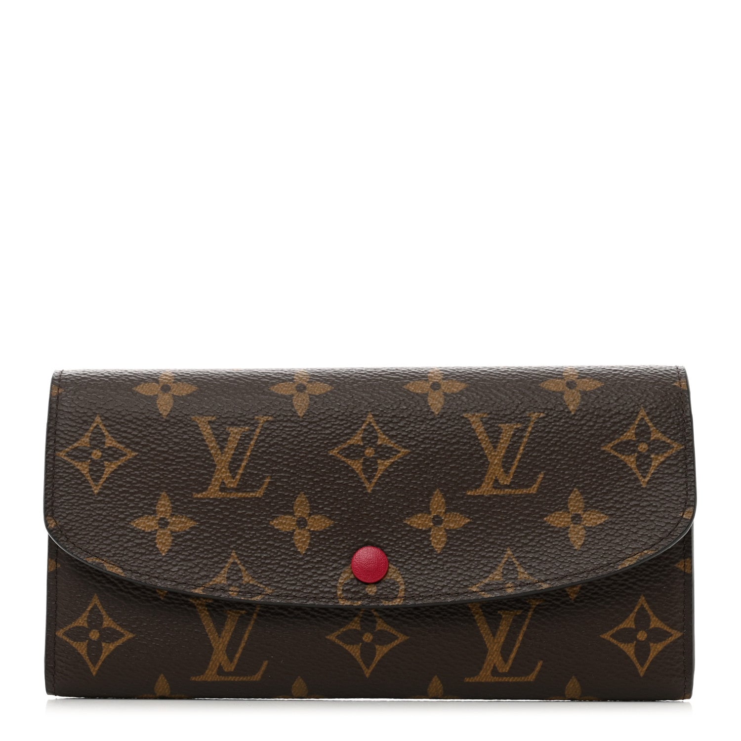 Louis Vuitton Monogram Emilie Wallet Fuchsia 1 of 7