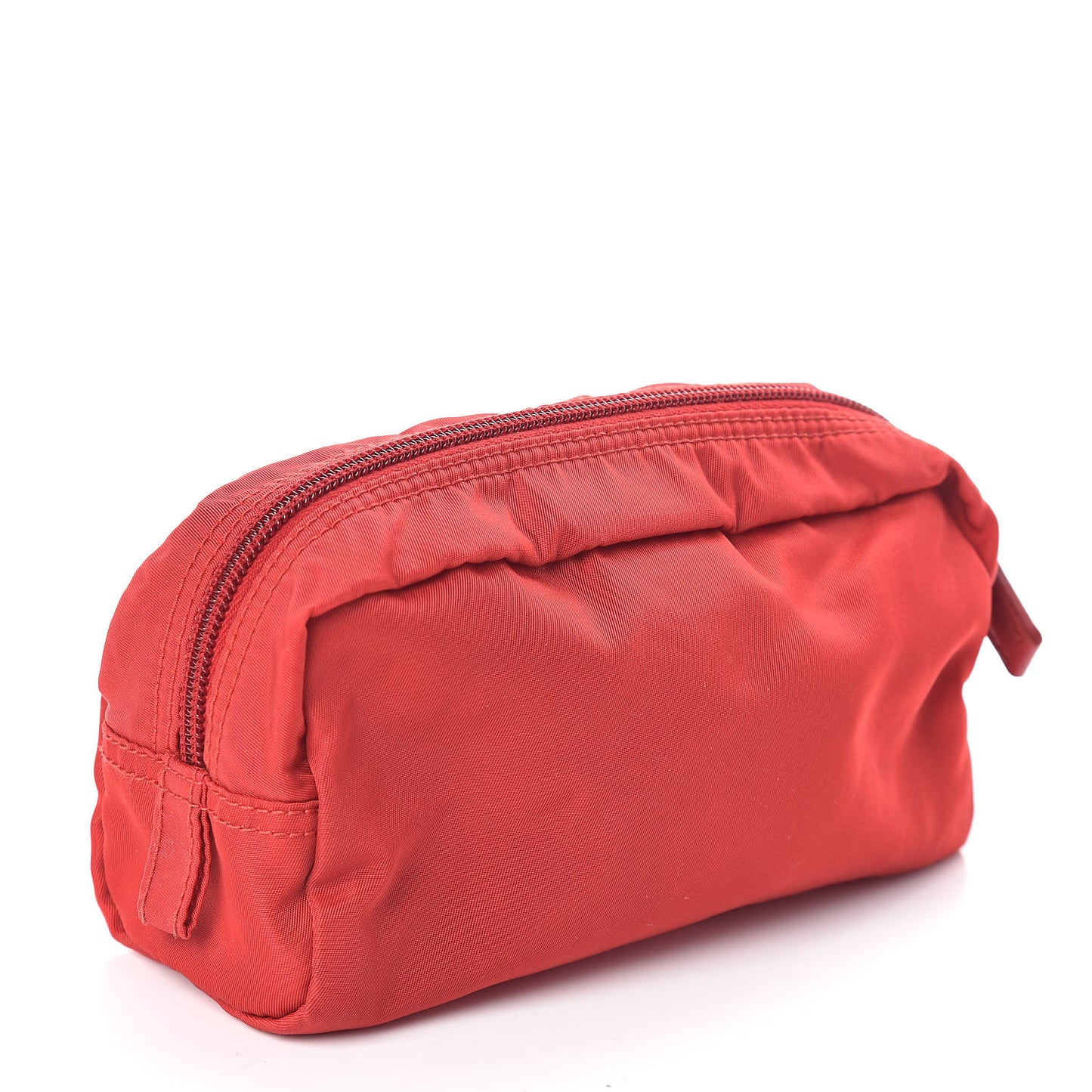 Nylon Vela Cosmetic Pouch Rosso