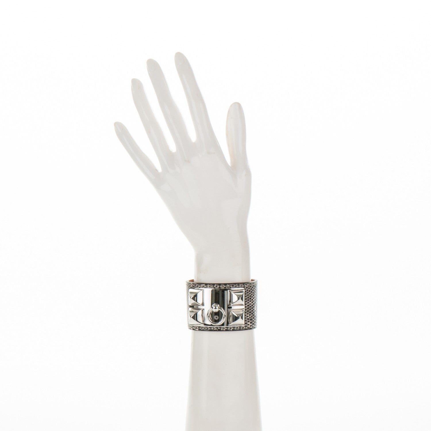 Hermes Lizard Collier De Chien CDC Bracelet S Ombre 2 of 7