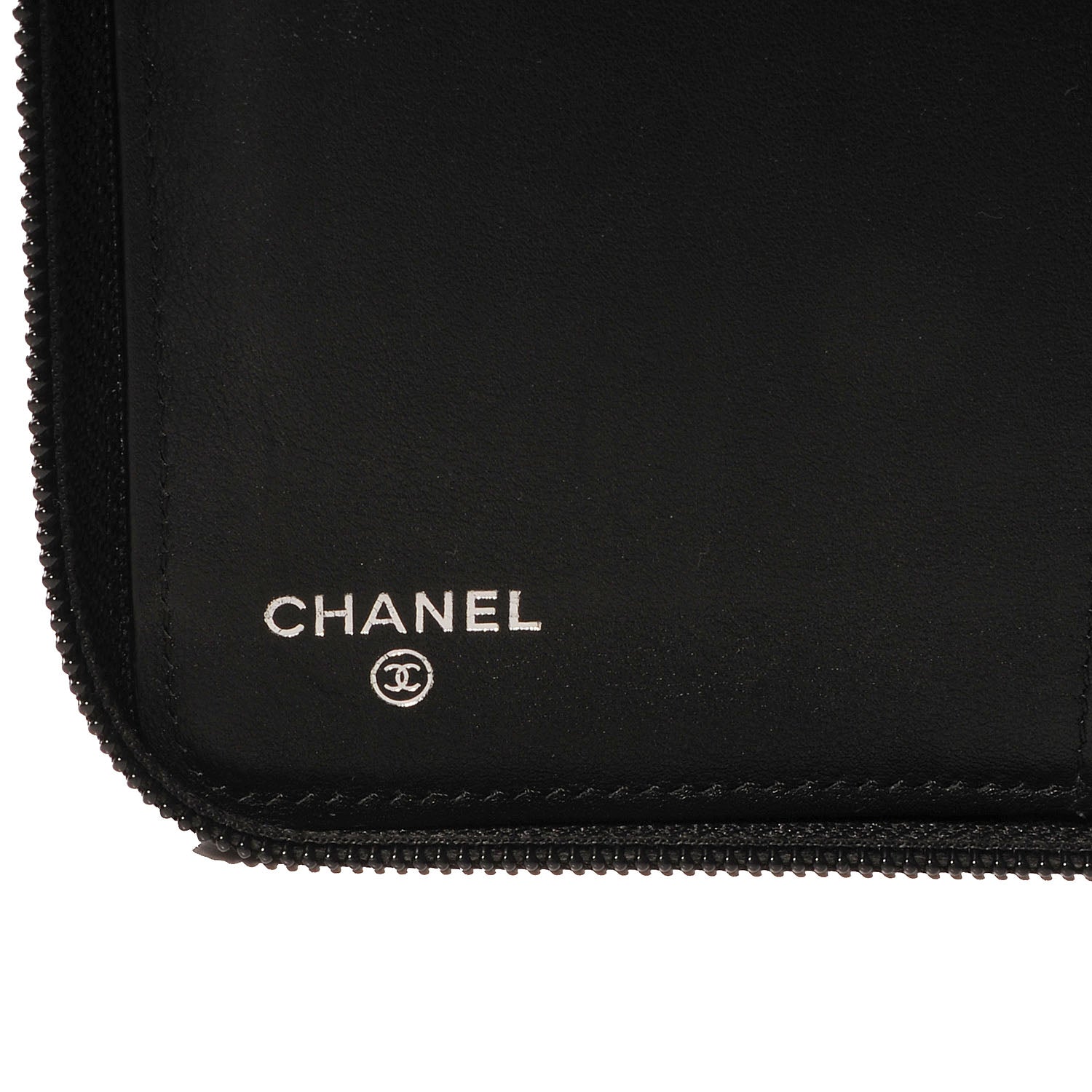 Chanel Caviar CC Timeless Large Zip Around Wallet Black 10 of 11