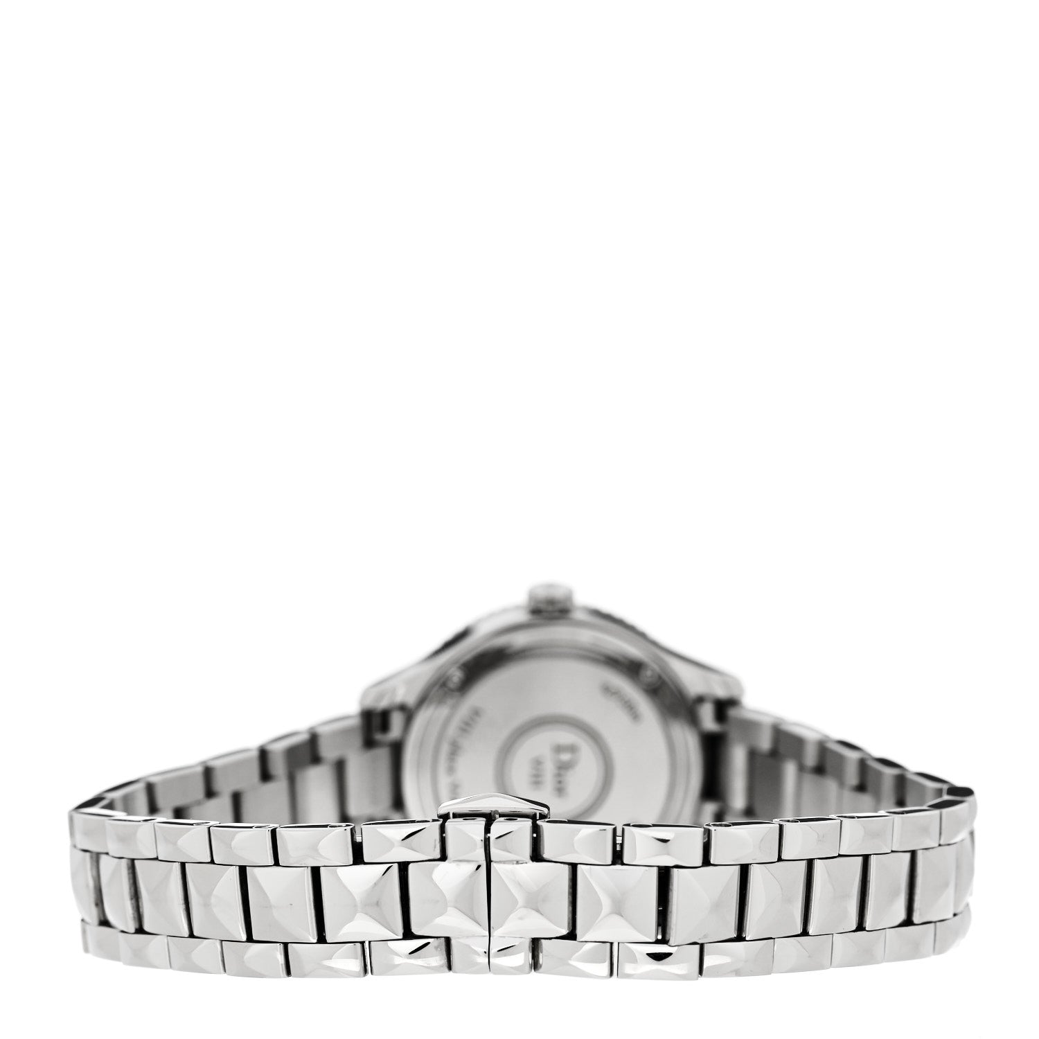 Christian Dior Stainless Steel Diamond Bezel 25mm Dior VIII